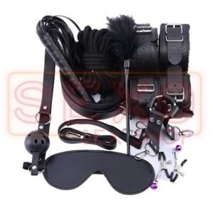 Kit Negro Bondage 10 Piezas