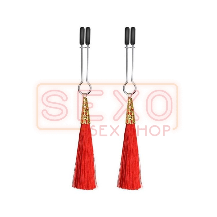 Pinza para pezones con borlas Glamour Sexo