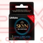 LifeStyles Skyn Extra Lubricado Preservativo 3 Und Sin Latex