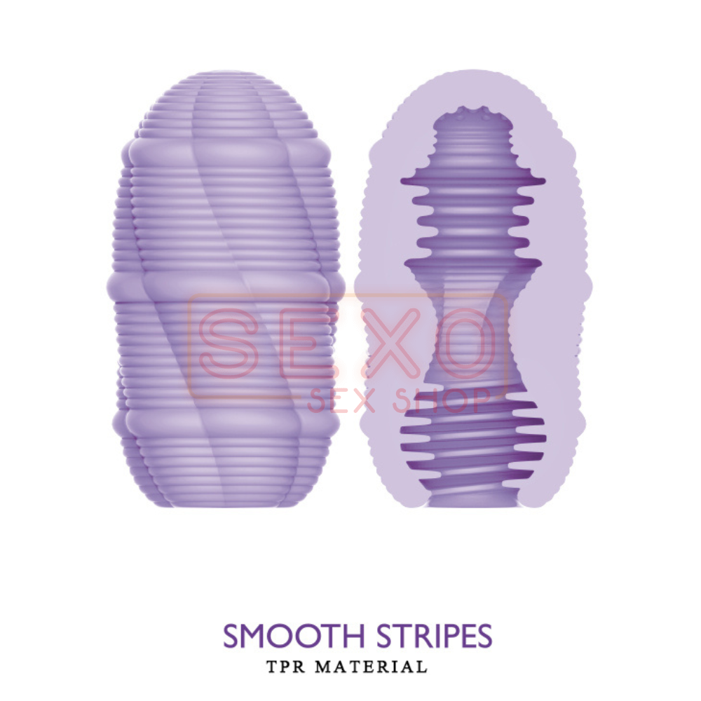 Huevo Masturbador SMOOTH STRIPES CUPID-X