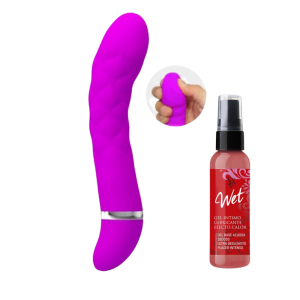 Vibrador de Punto G  + Lubricante Vasodilatador Efecto Calor